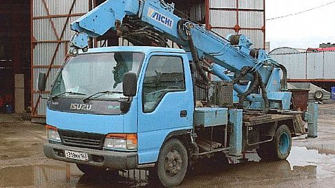 Автобуровая ISUZU ELF, бурильно-крановая установка AICHID502 в Ульяновске